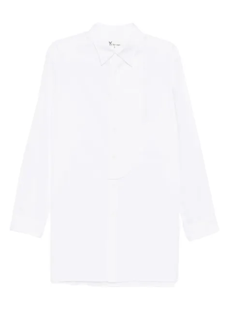 Yohji Yamamoto buttoned-up long-sleeved shirt