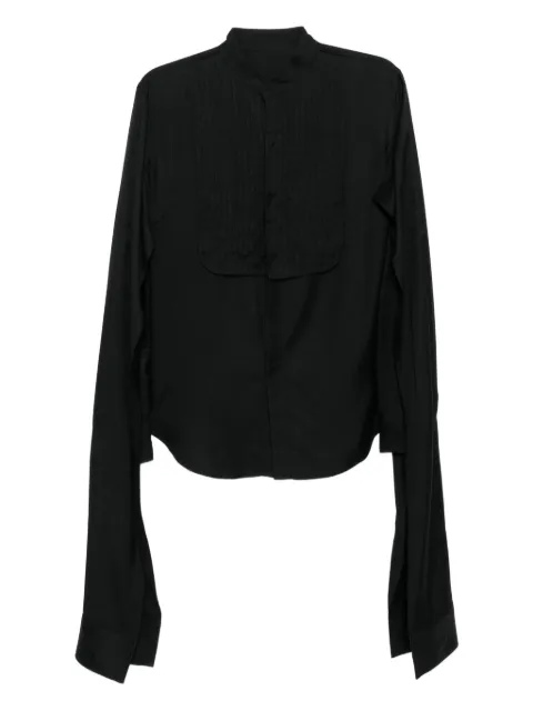 Yohji Yamamoto pintuck shirt