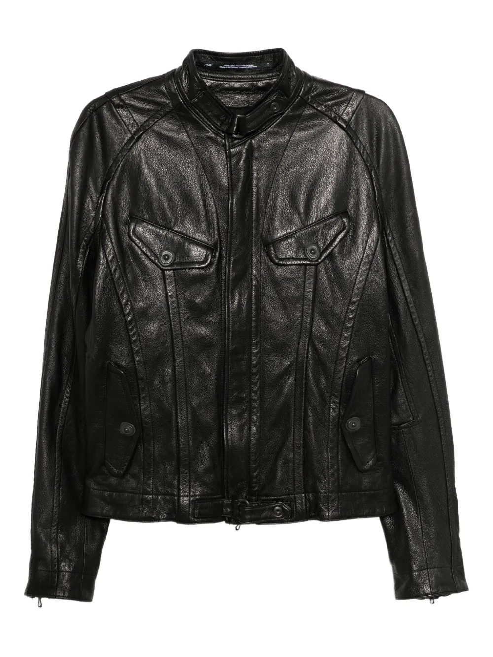 Julius leather jacket | Black | Image 1
