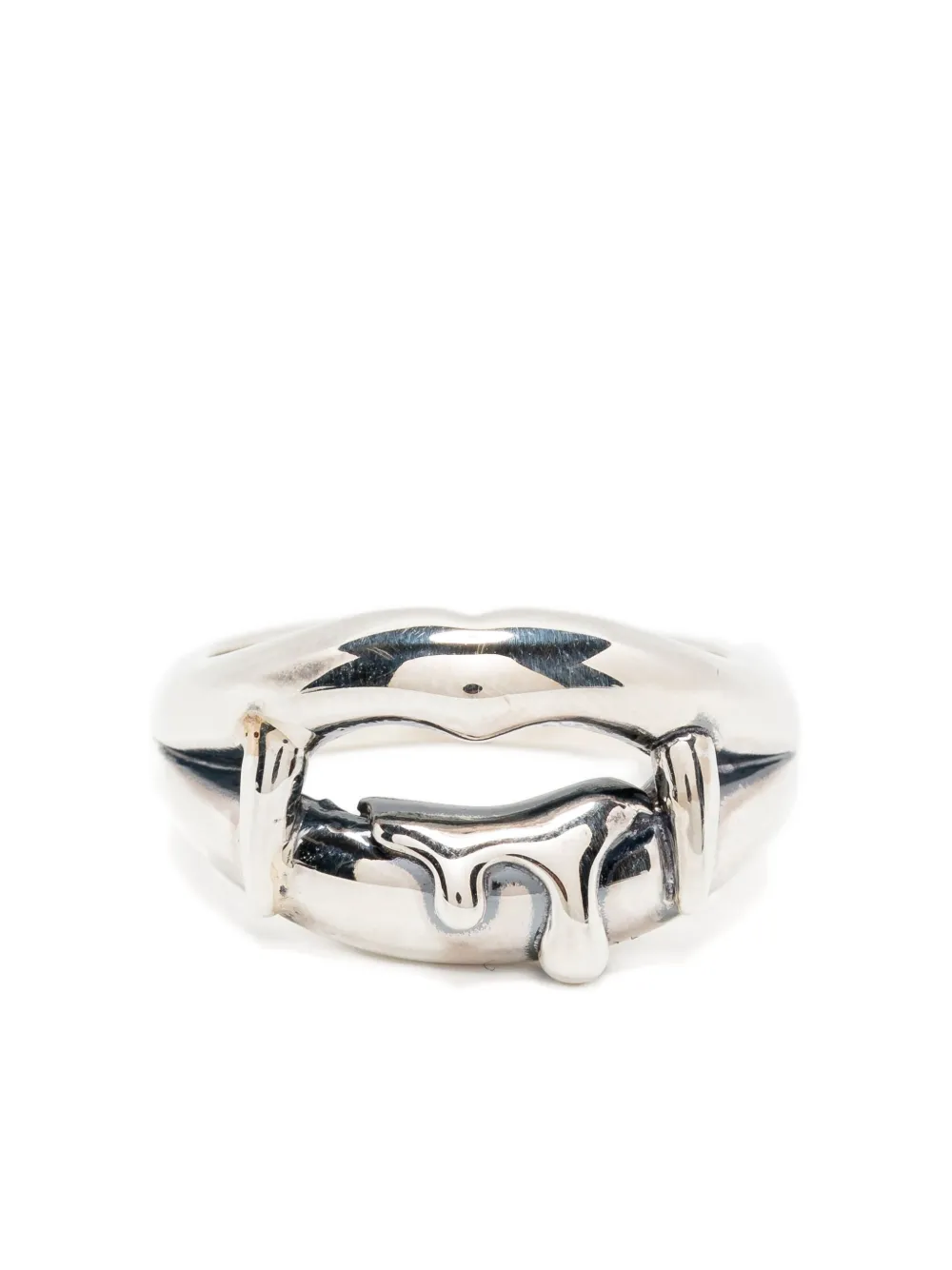 Yohji Yamamoto Blood Ring In Metallic