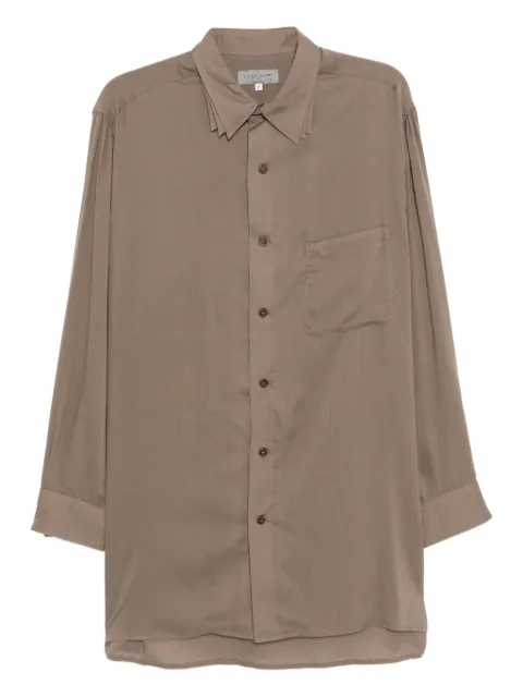 Yohji Yamamoto camisa manga larga