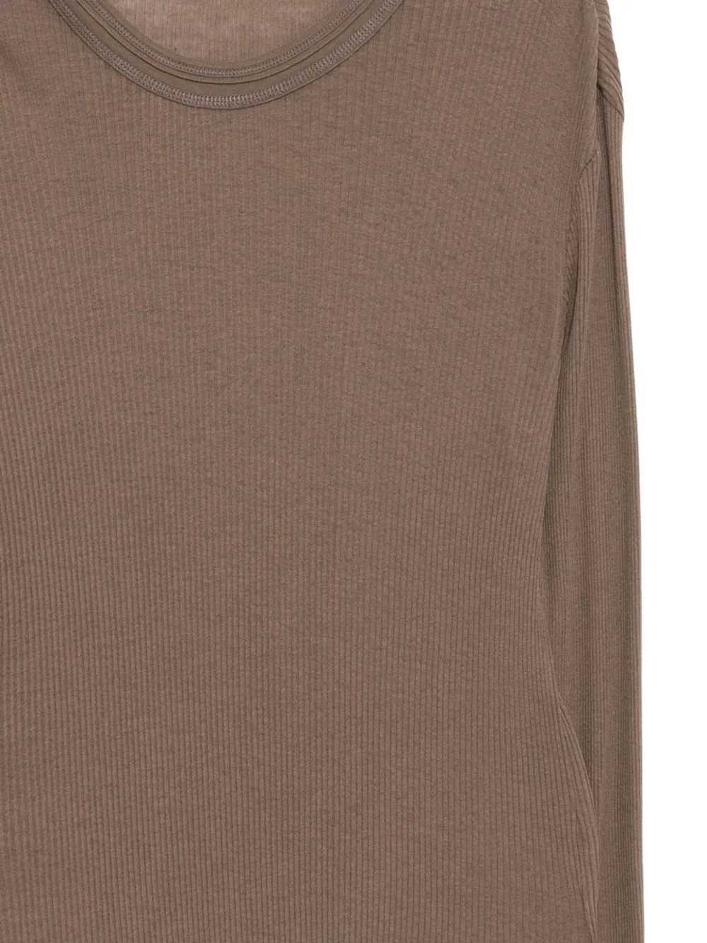 Julius Skinny top met lange mouwen Bruin