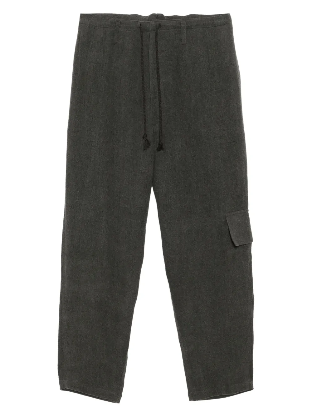 Yohji Yamamoto drawstring trousers | Grey | Image 1
