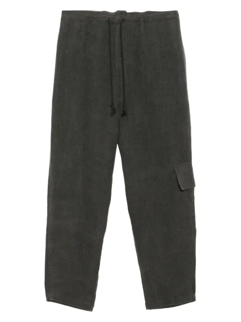 Yohji Yamamoto pantalones con cordones en la pretina