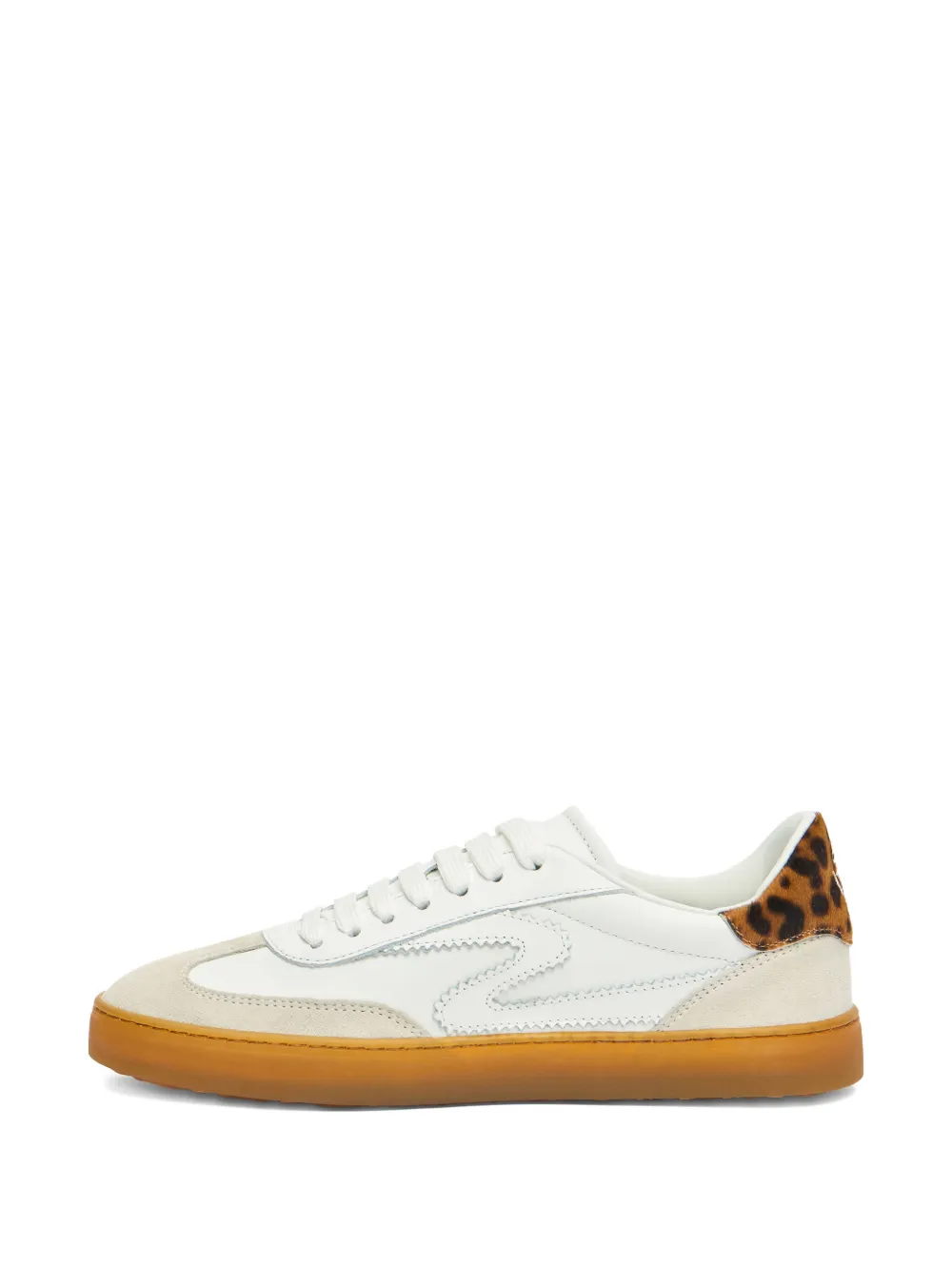 Stuart Weitzman Sw Runaround Lace-up Trainers In White