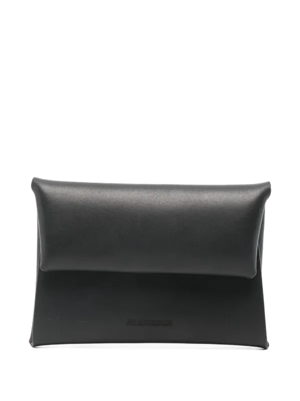 Jil Sander Folded Coin Purse | Black | FARFETCH JO