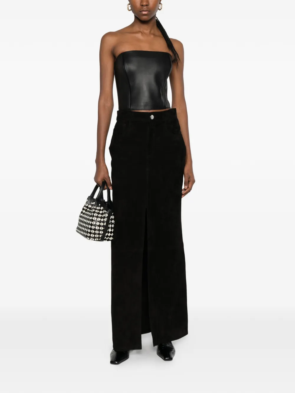 Polo Ralph Lauren Strapless top Zwart
