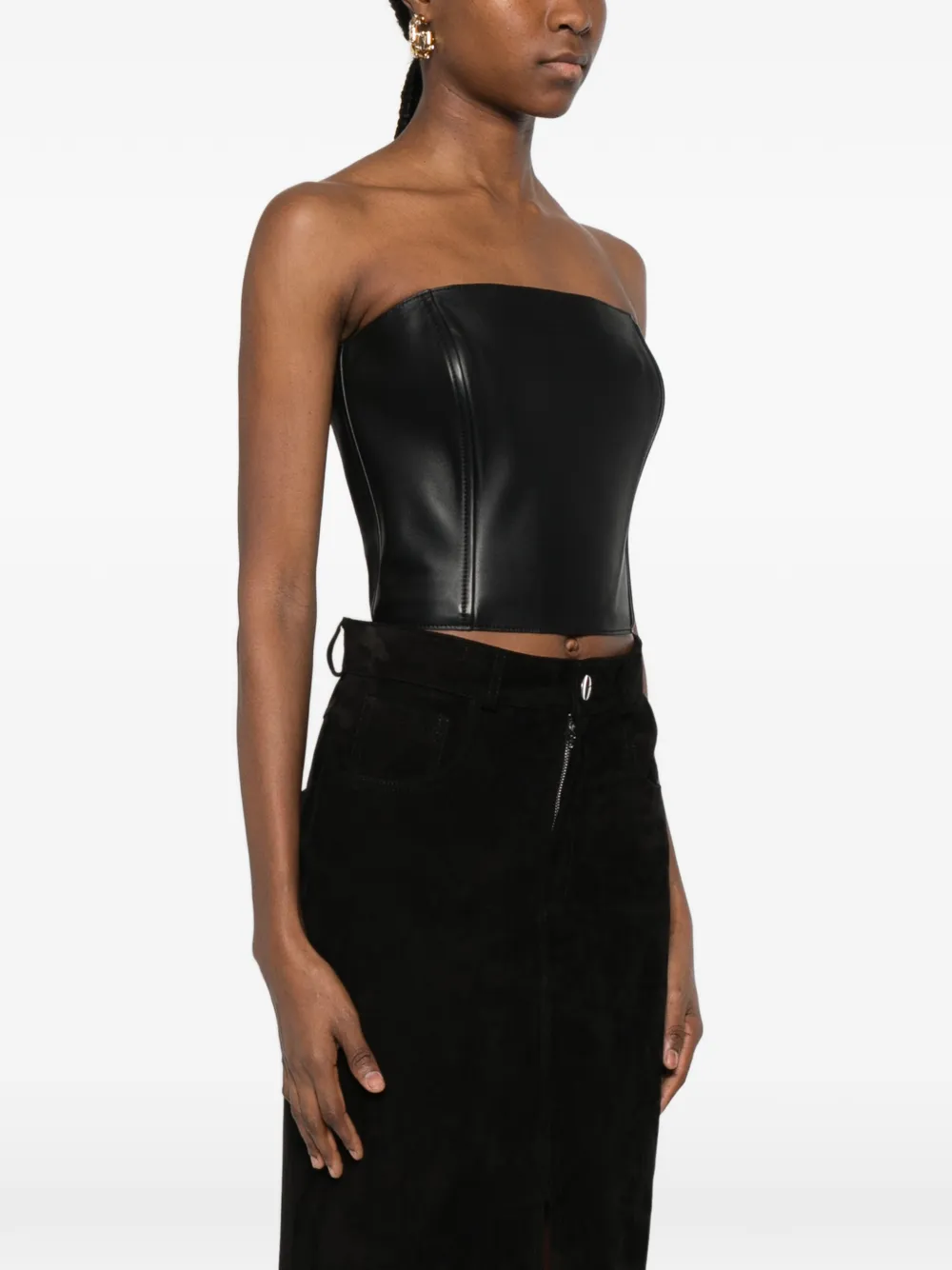 Polo Ralph Lauren Strapless top Zwart