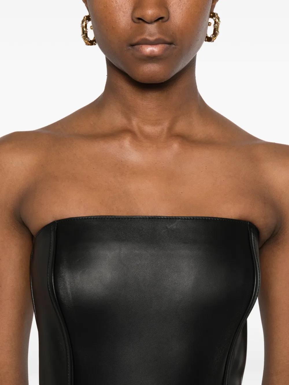 Polo Ralph Lauren Strapless top Zwart