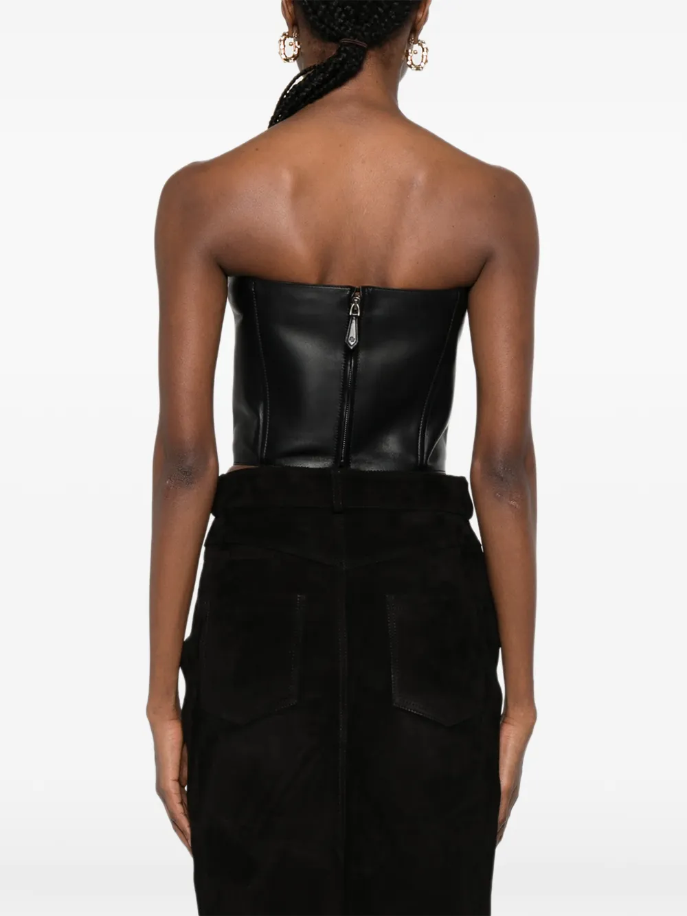 Polo Ralph Lauren Strapless top Zwart