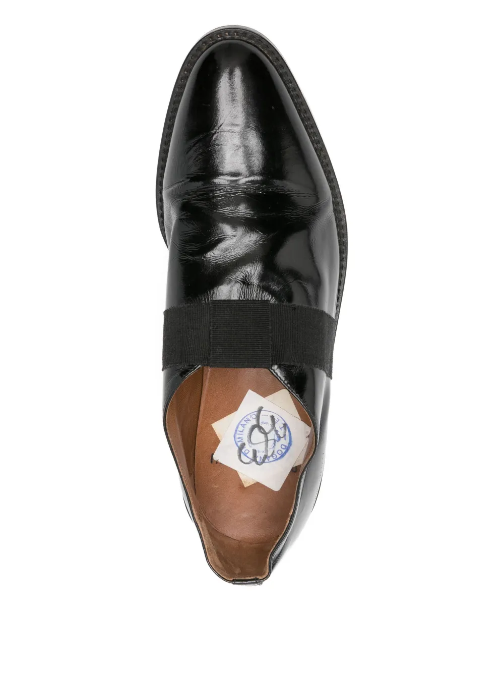 Pre-owned Romeo Gigli 1990s Leather Loafers In Black
