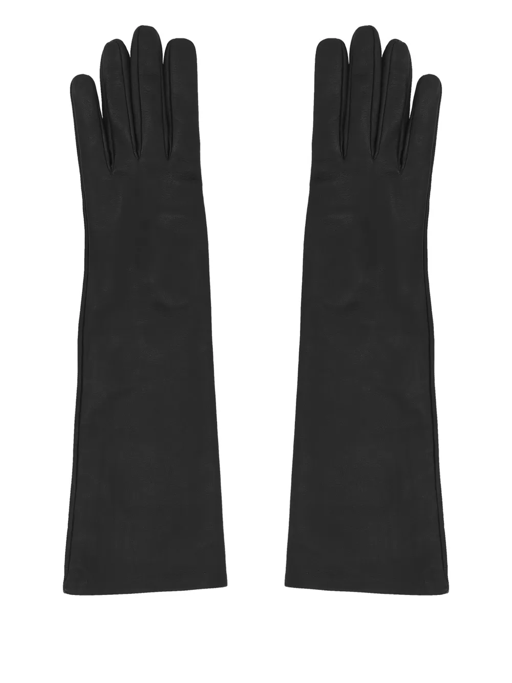 Cri.da San Pellegrino Leather Gloves In Black