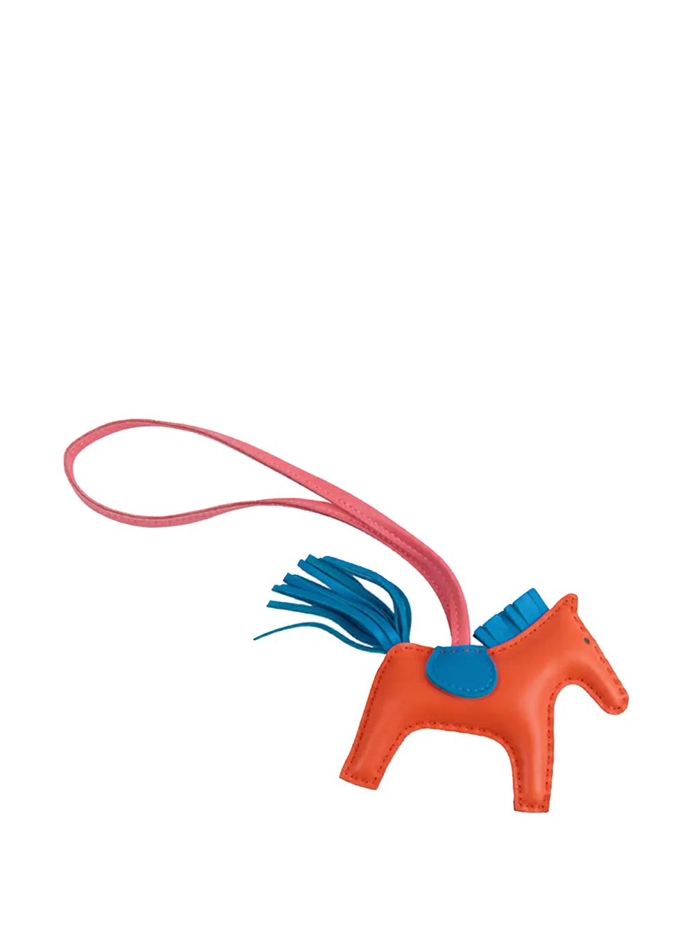 Hermès Pre-Owned 2018 Milo Lambskin GriGri Rodeo Bag Charm PM key chain | Men | Image 2