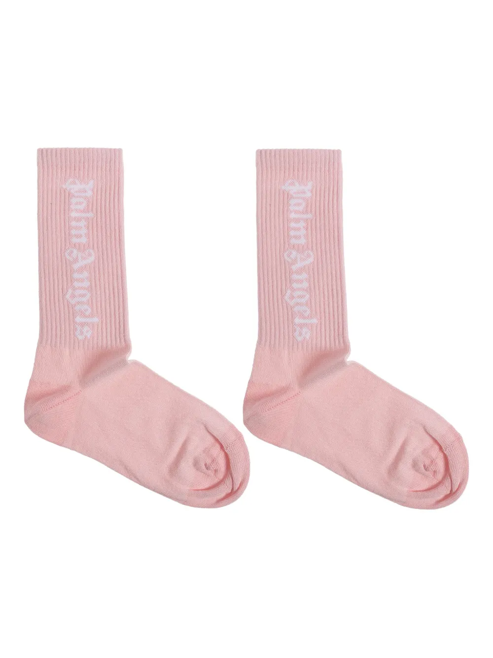 Palm Angels Kids ribbed socks - Rosa