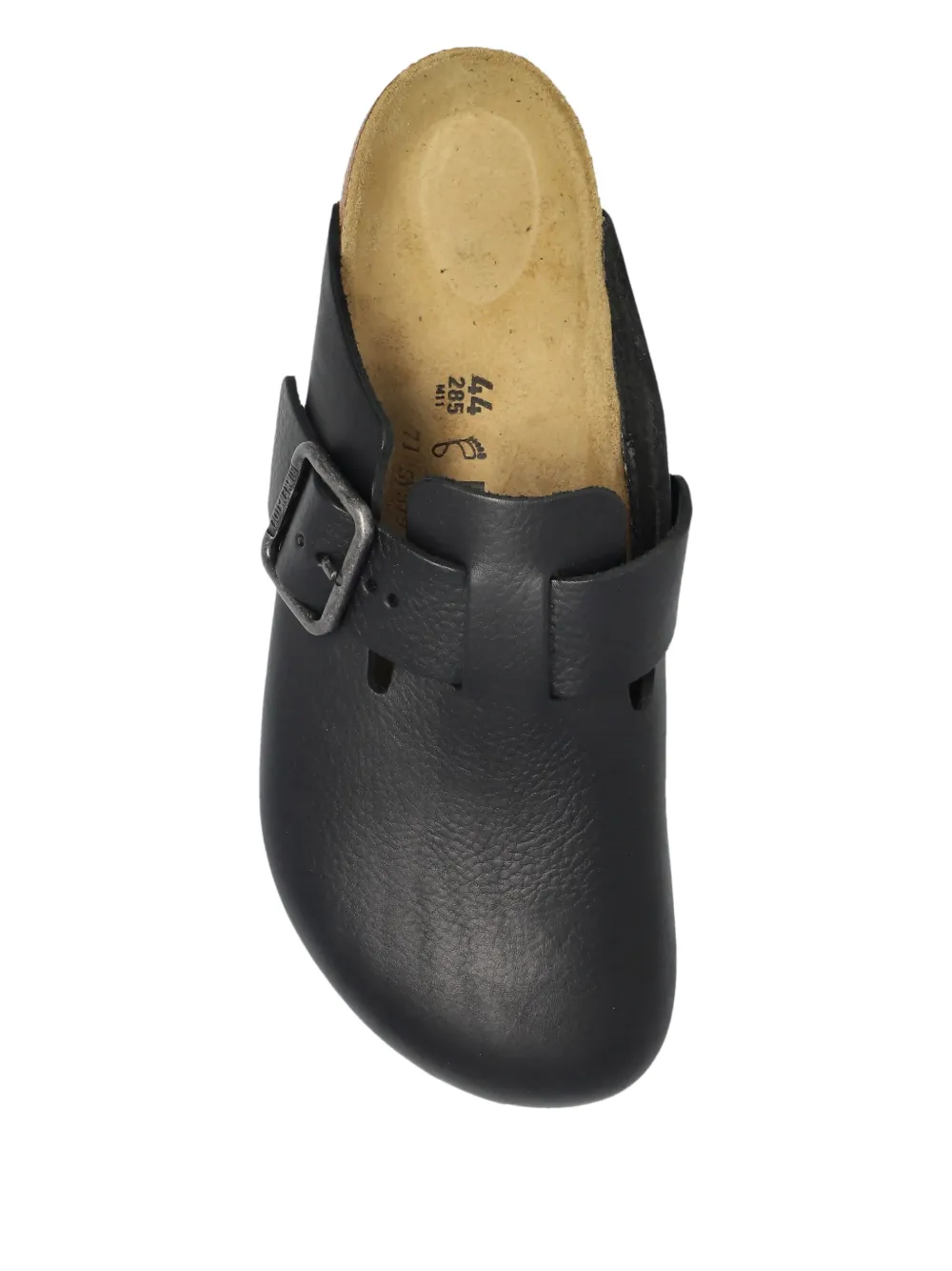 Birkenstock Boston muiltjes met gesp Zwart