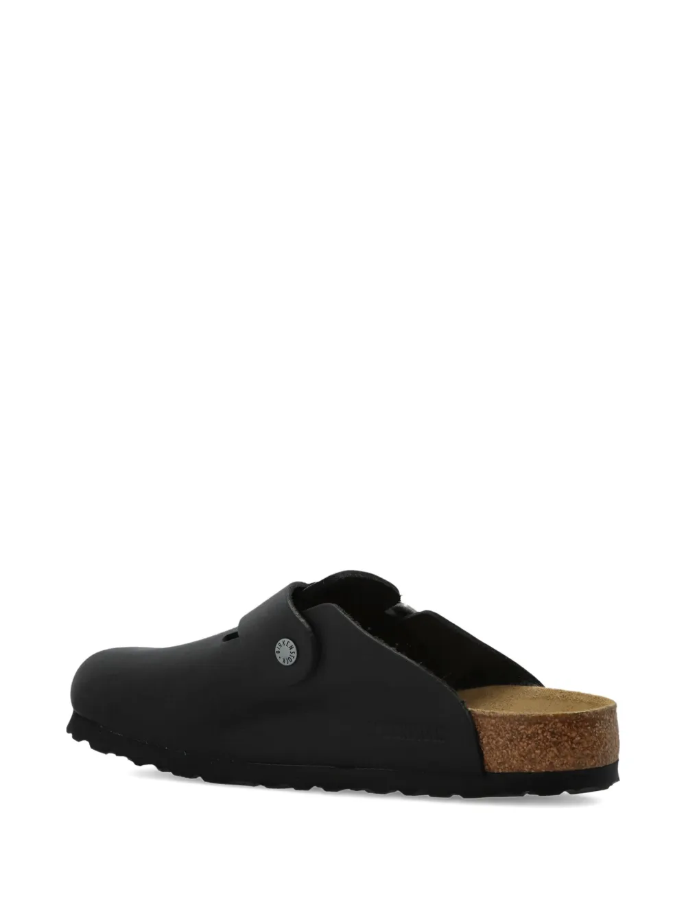 Birkenstock Boston muiltjes met gesp Zwart