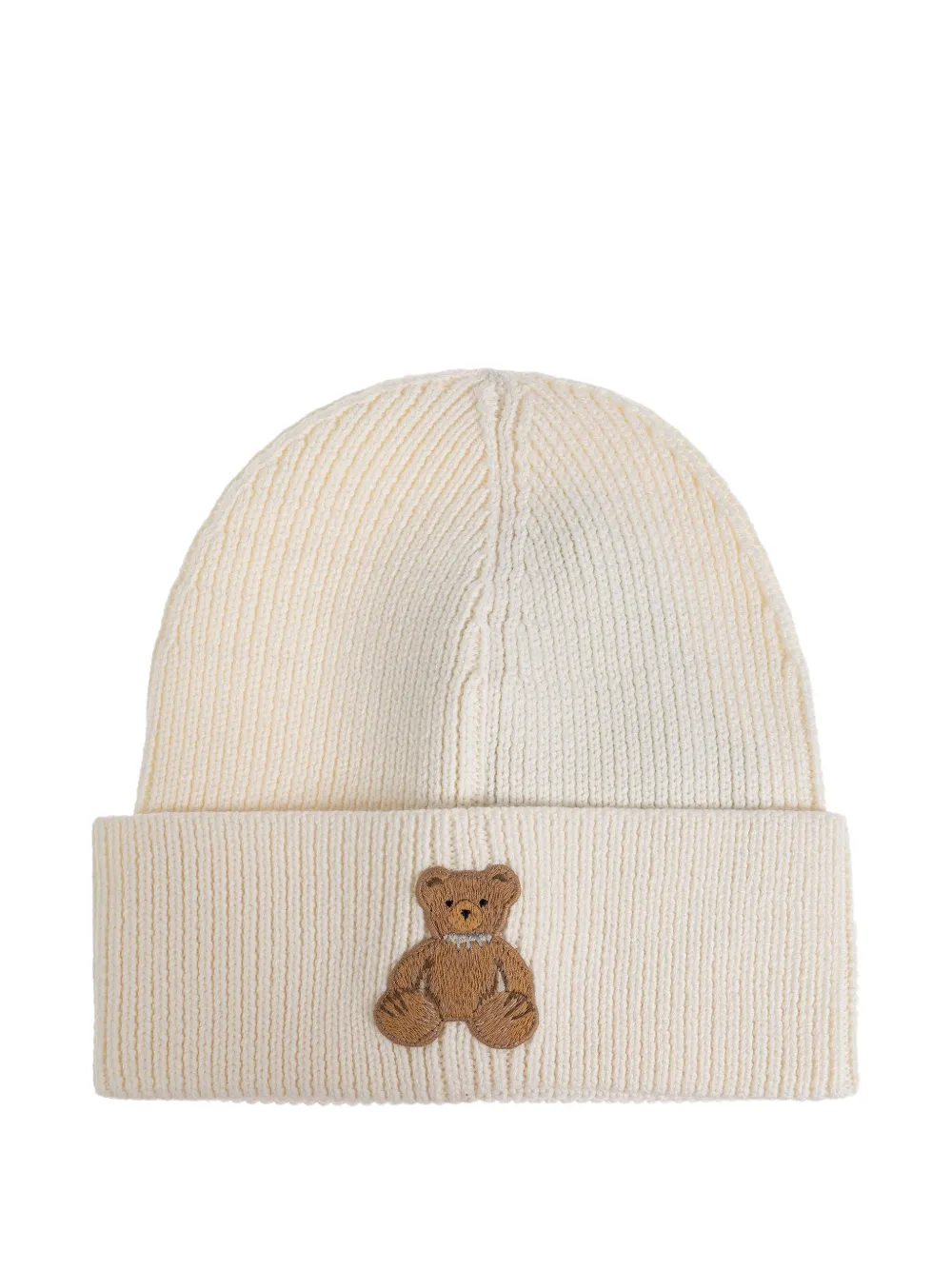 Palm Angels embroidered beanie hat - Beige