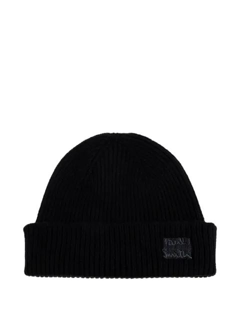 Paul Smith logo-embroidered beanie hat