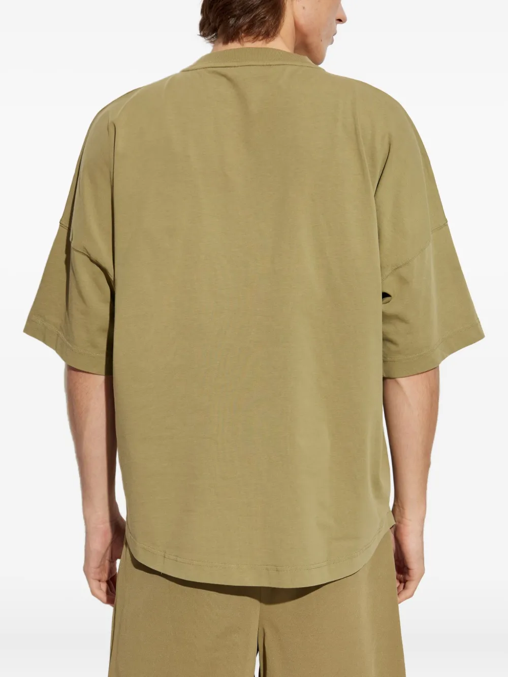 Palm Angels T-shirt met grafische beerprint Groen