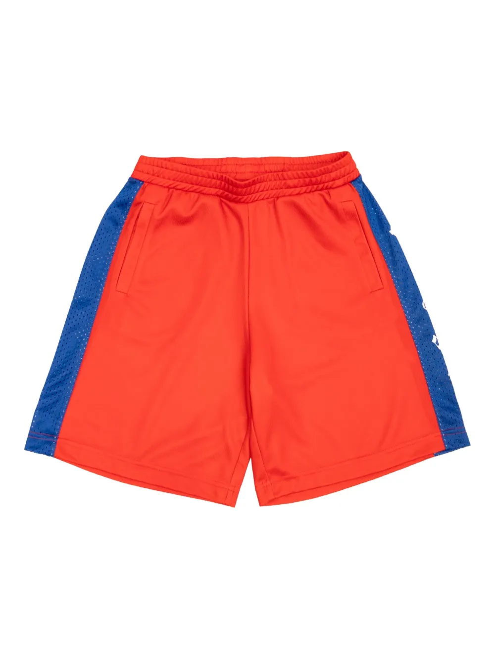 Palm Angels Kids mesh-panelled shorts | Orange | Image 1