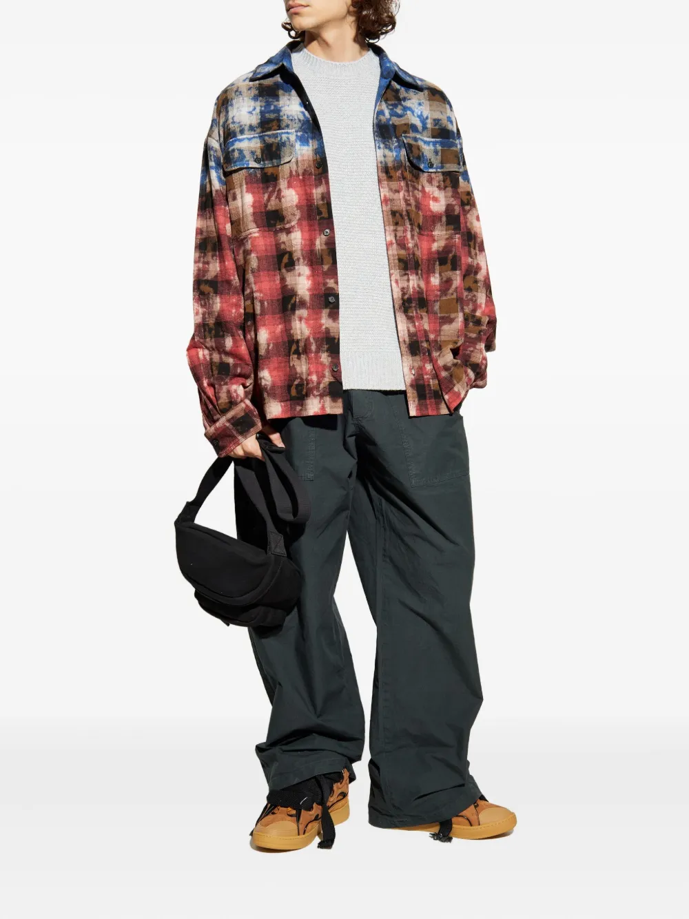 Palm Angels raglan-sleeve jumper - Grijs