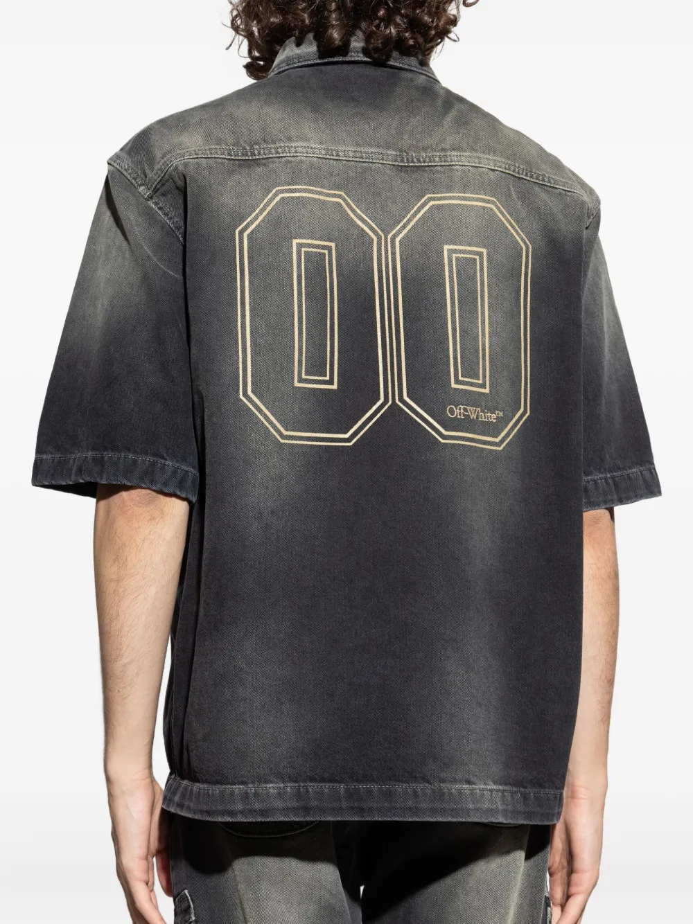 Off-White Denim overhemd Zwart