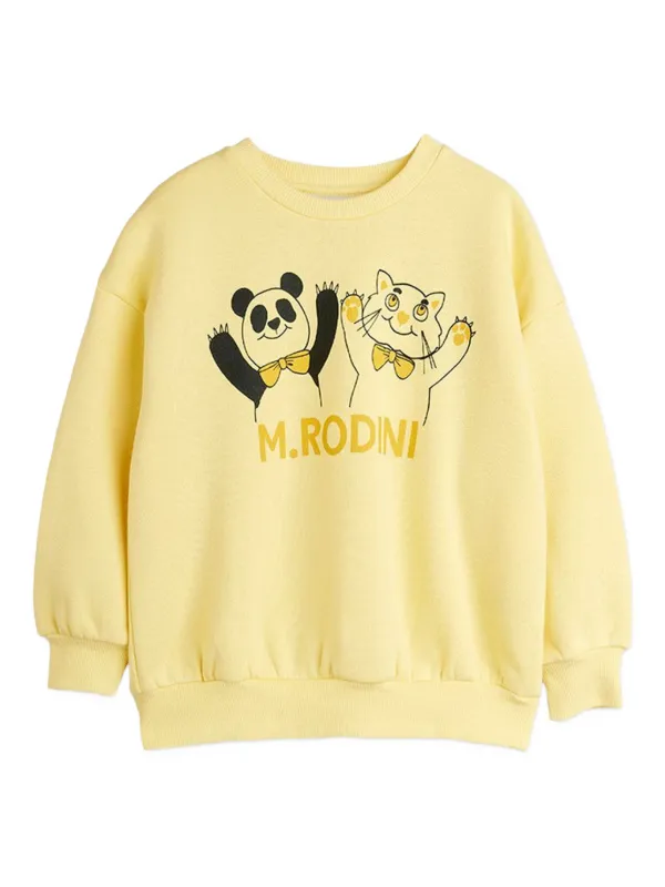 Mini Rodini グラフィック スウェットシャツ Mini Rodini グラフィック スウェットシャツ | イエロー | FARFETCH JP