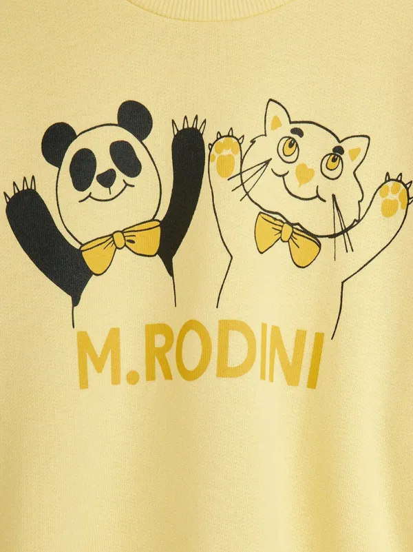 Mini Rodini グラフィック スウェットシャツ Mini Rodini グラフィック スウェットシャツ | イエロー | FARFETCH JP