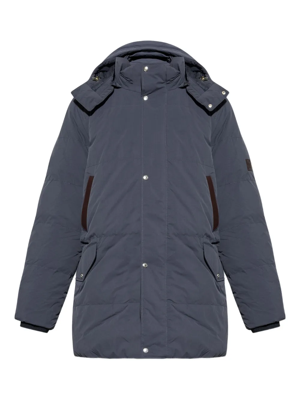 Paul Smith hooded quilted parka coat | Blue | Image 1