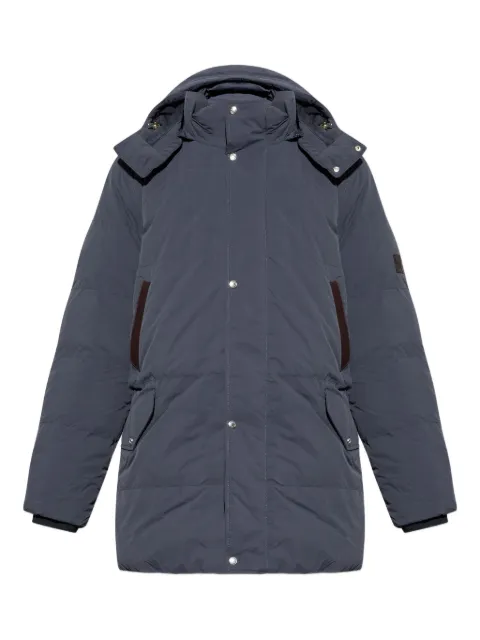 Paul Smith hooded quilted parka coat