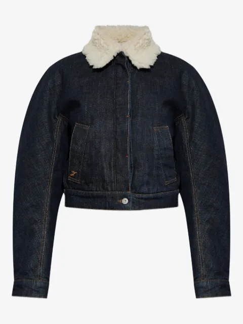 Jacquemus veste bomber Ovalo de Nîmes en jean