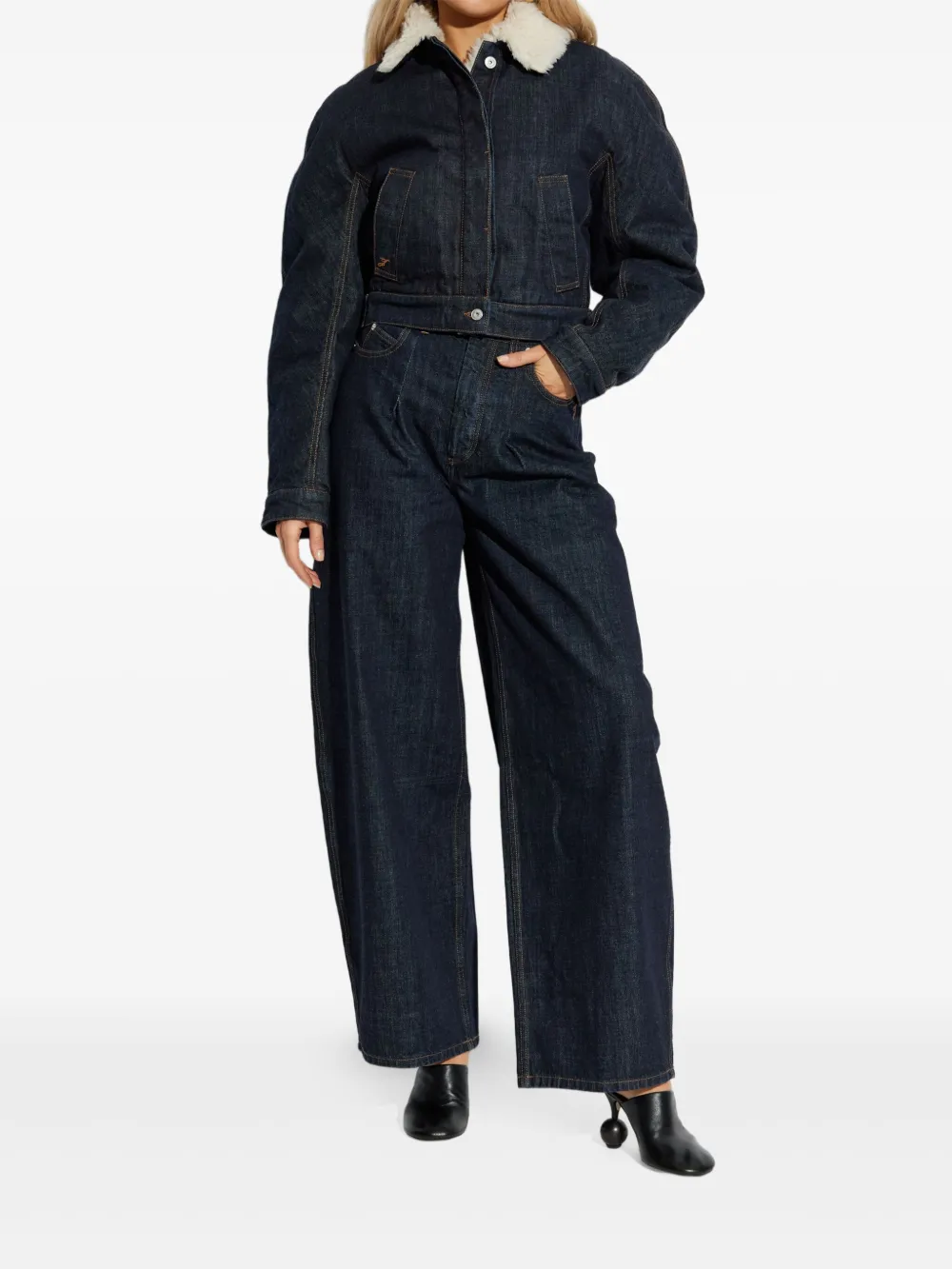 Jacquemus Ovalo de Nîmes denim bomber jacket | Denim Jackets | Image 2