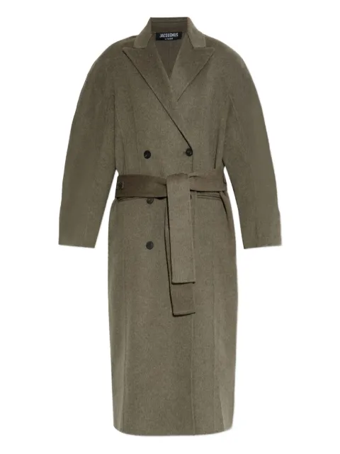 Jacquemus Curved Jacket for Men belted coat