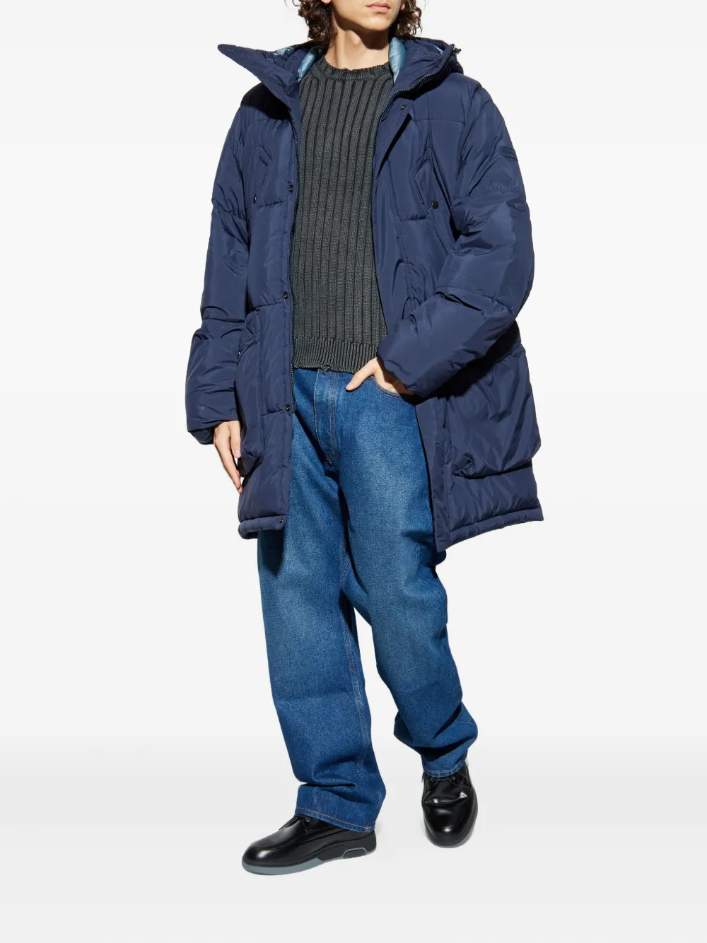 PS Paul Smith Parka met capuchon - Blauw