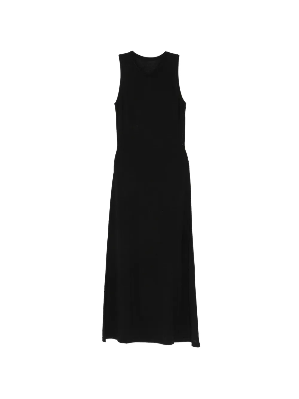 Liviana Conti sleeveless V-neck midi knitted dress