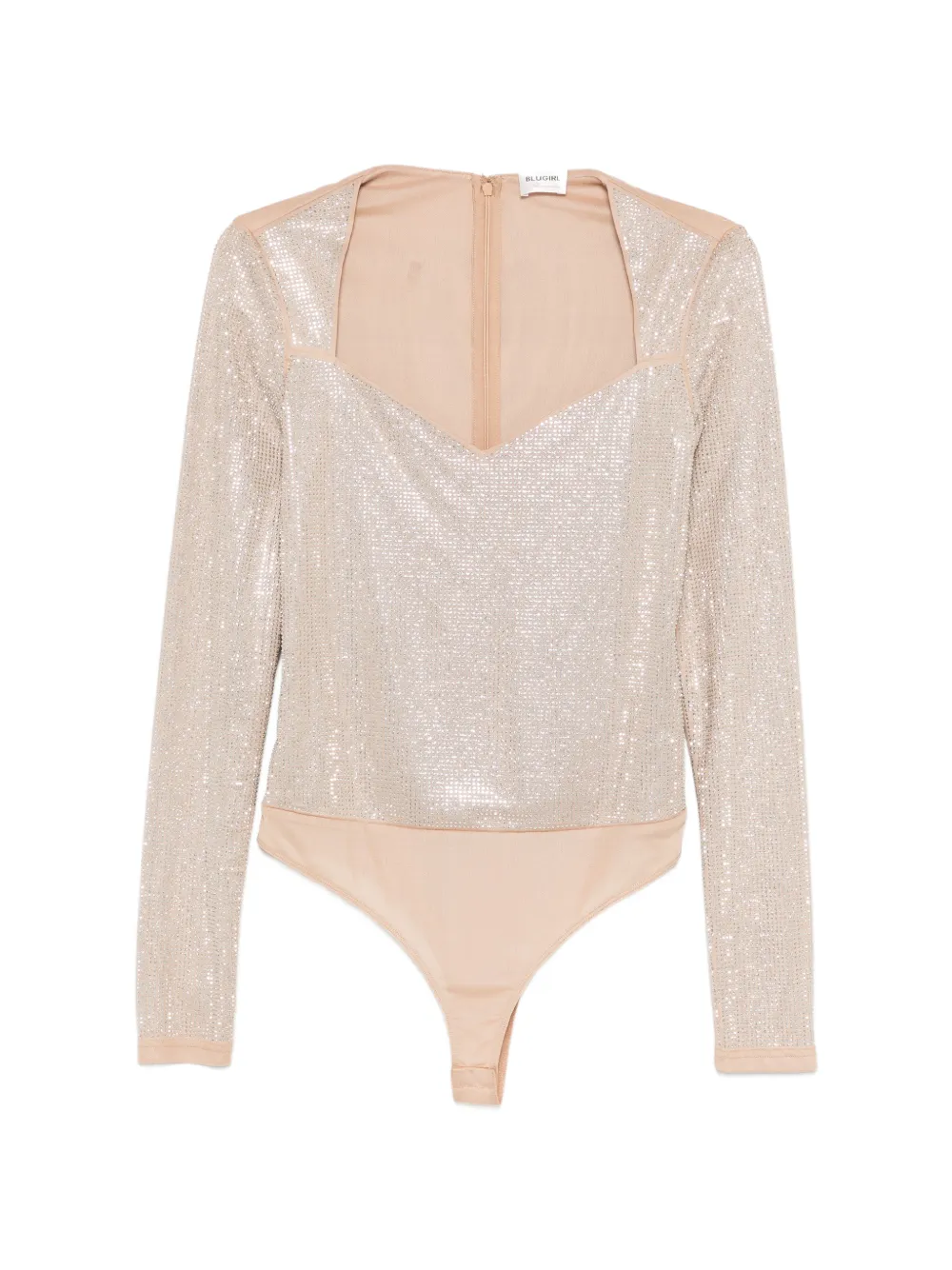 Blugirl crystal-embellishment bodysuit - Nude