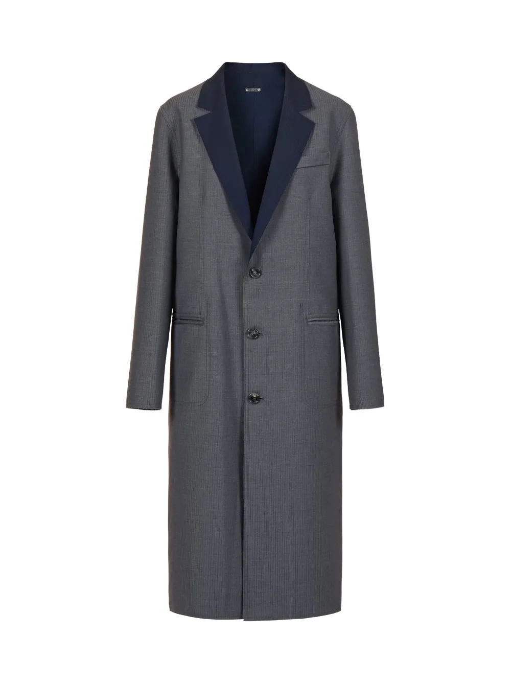 Iceberg Notched-lapels Coat In Gray