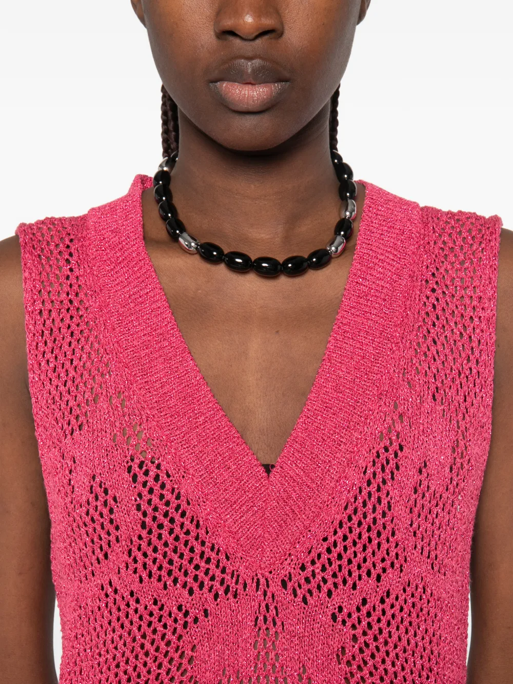 PINKO Mini-jurk met V-hals Roze