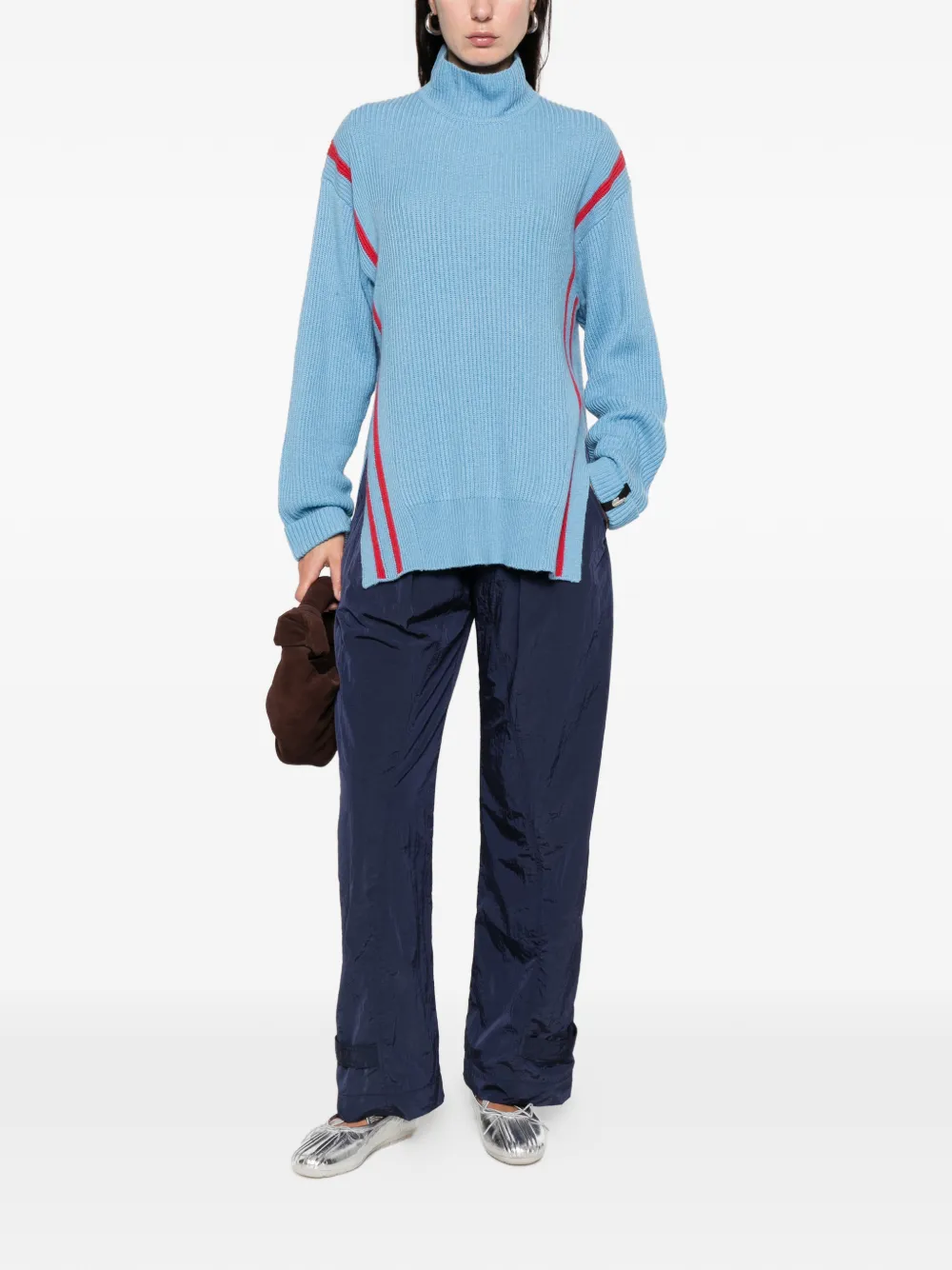 Iceberg suéter con cuello de tortuga y cinturón | Suéteres | Image 2