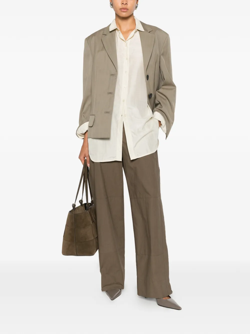 By Malene Birger Button-up overhemd Beige