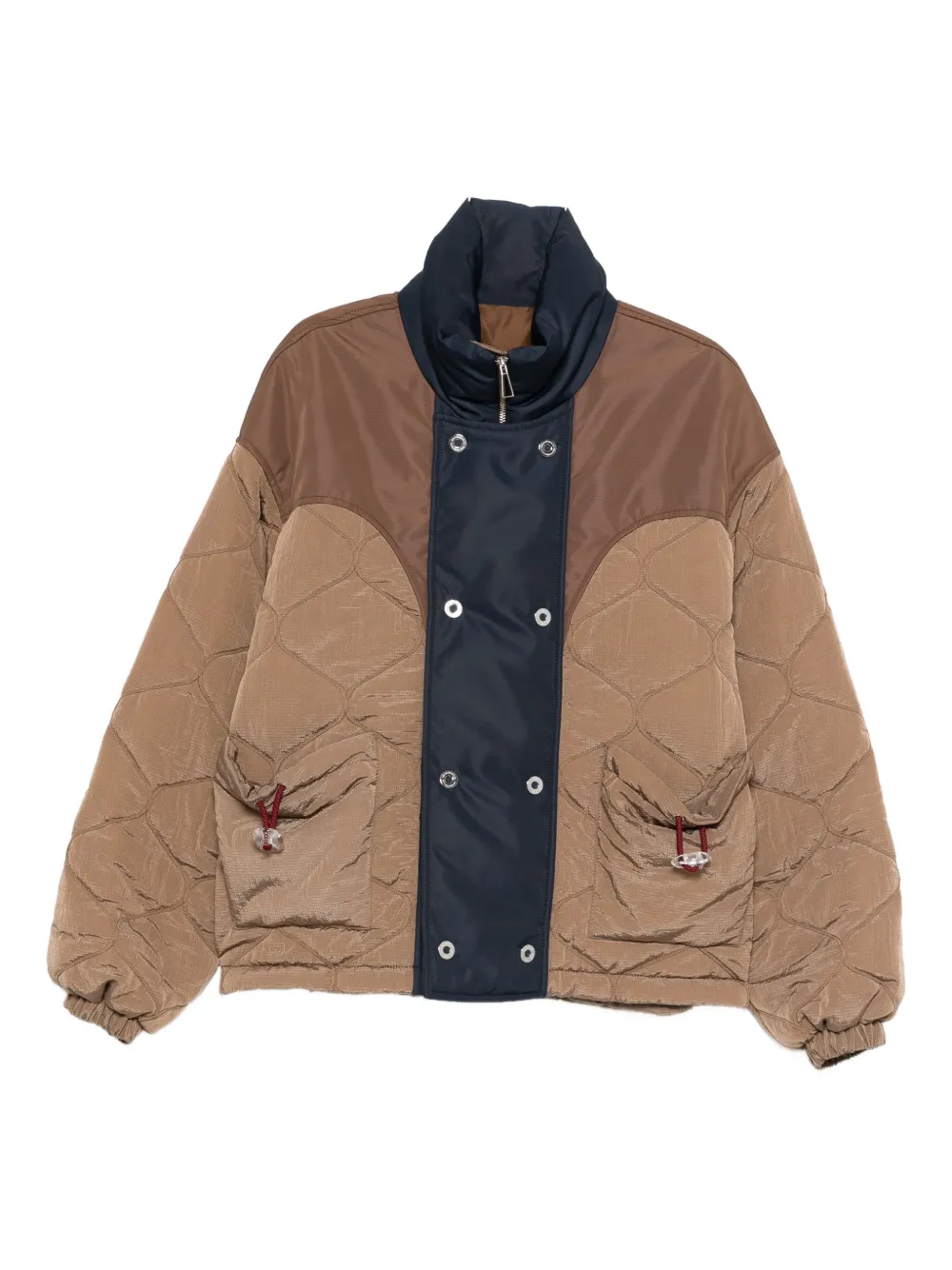Marbell Kate Padded Jacket In Brown