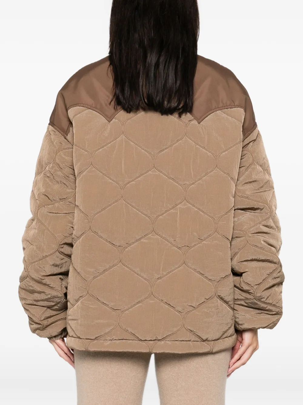 Marbell Kate Padded Jacket In Brown