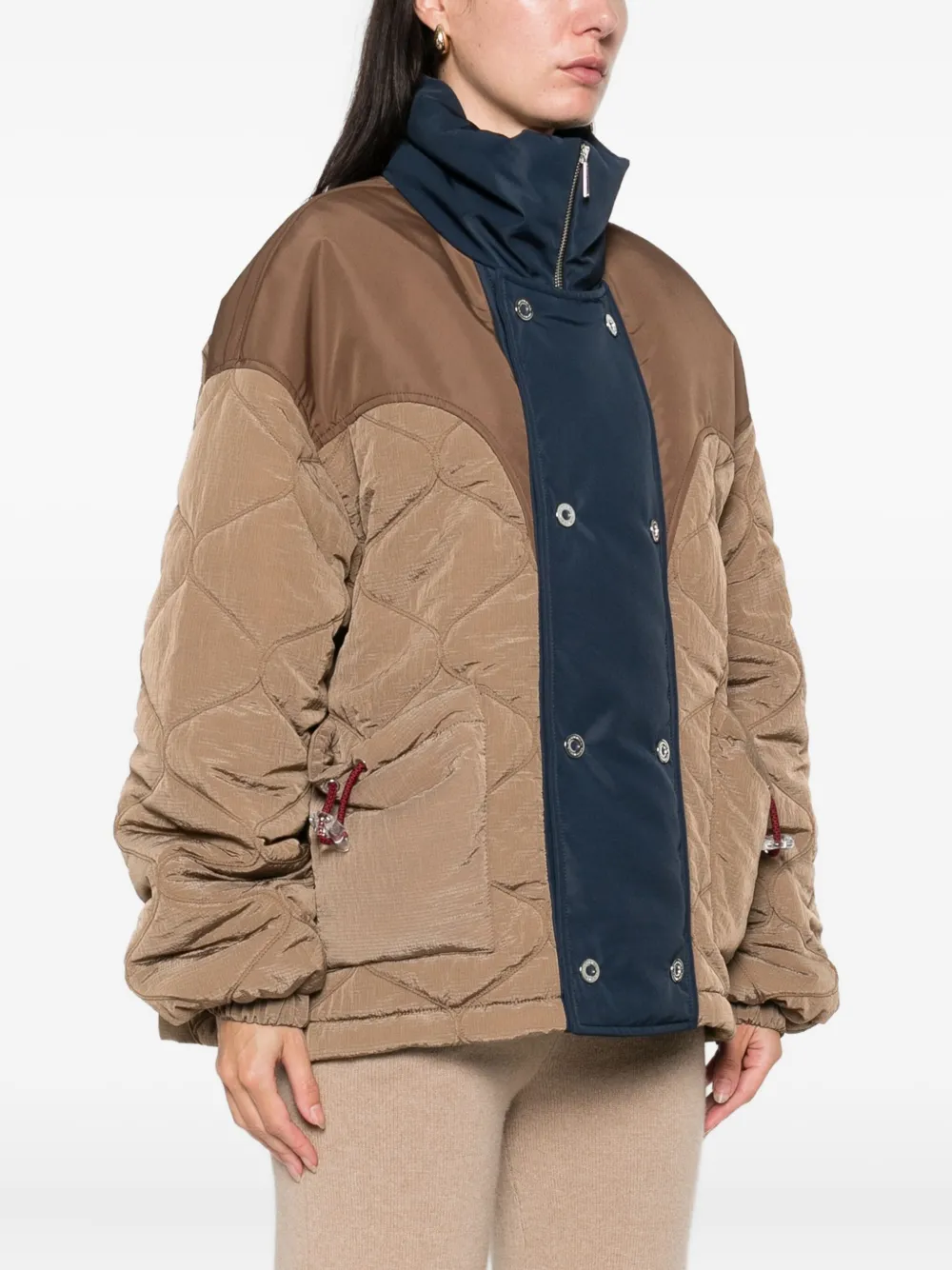 Marbell Kate Padded Jacket In Brown