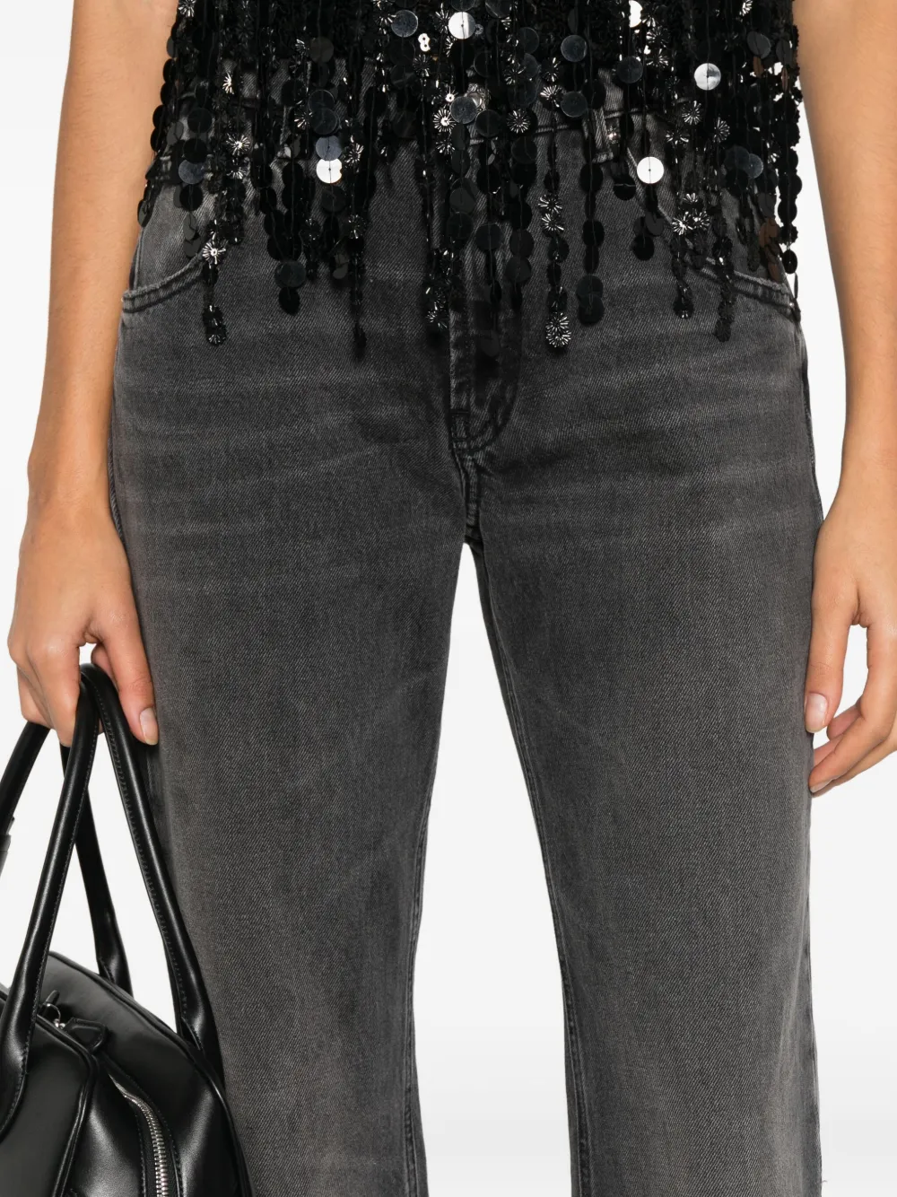 Blumarine Jeans met vijf zakken Grijs