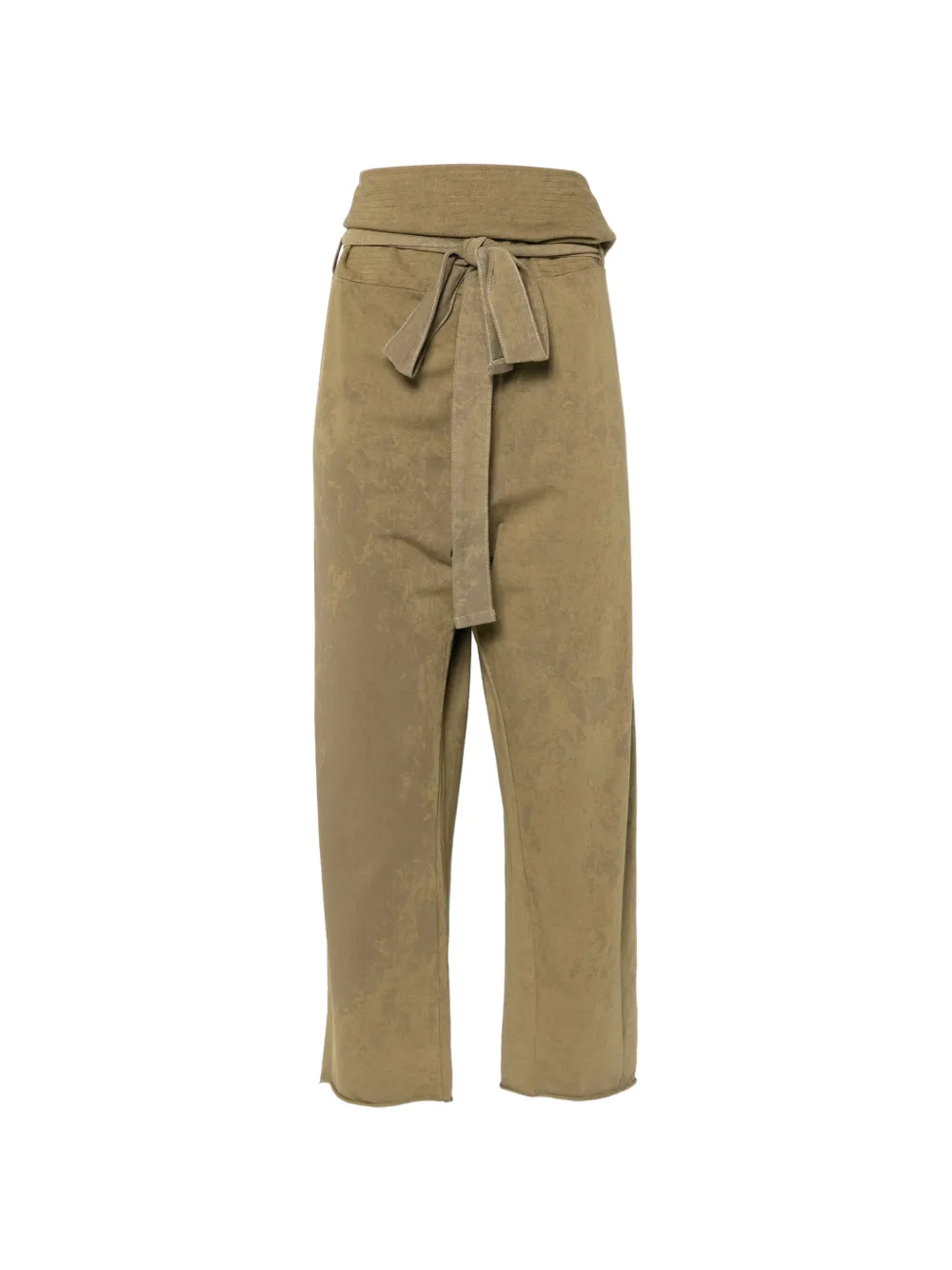 Osklen tie-waist trousers - Verde