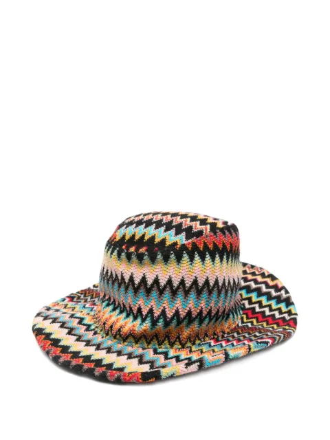 Missoni sombrero de verano con motivo chevron