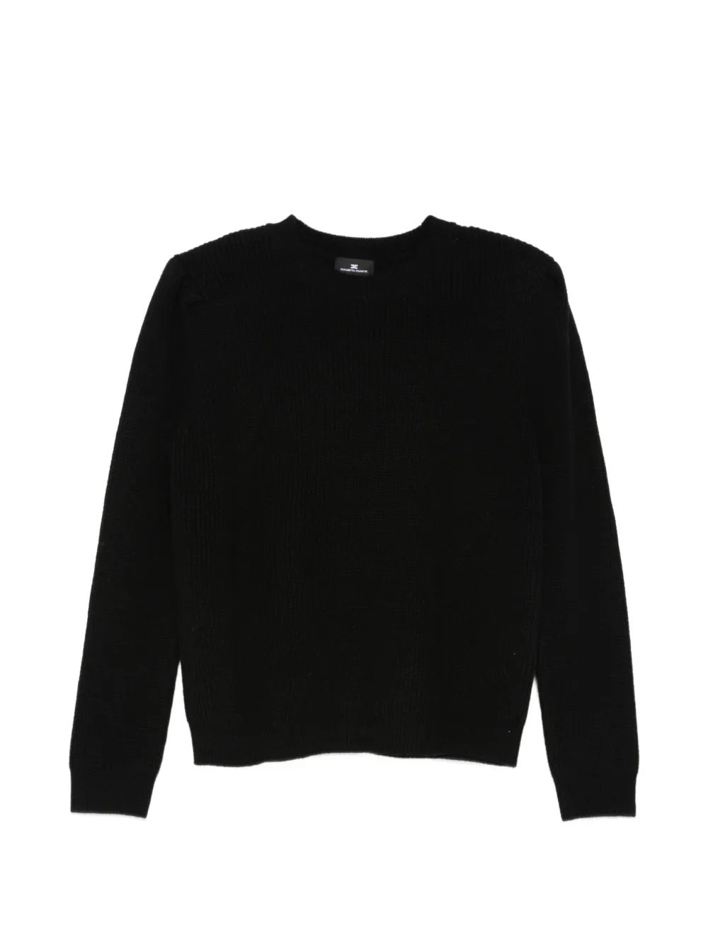 Elisabetta Franchi ribbed-knit sweater - Nero