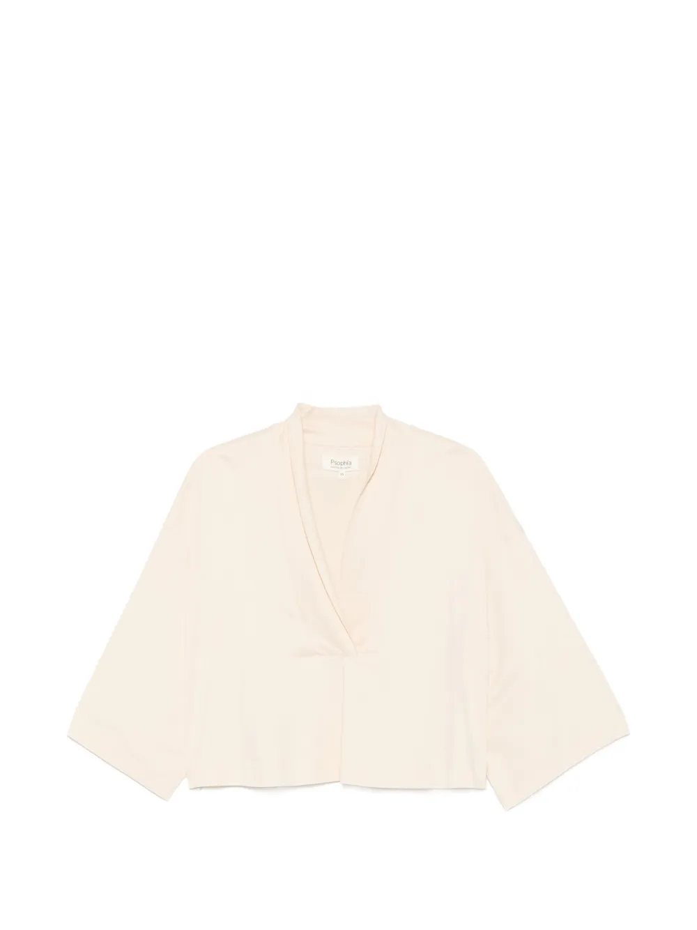 PSOPHIA cut-out sleeve V-neck blouse - Toni neutri
