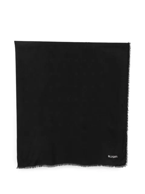 Blugirl frayed-edge scarf