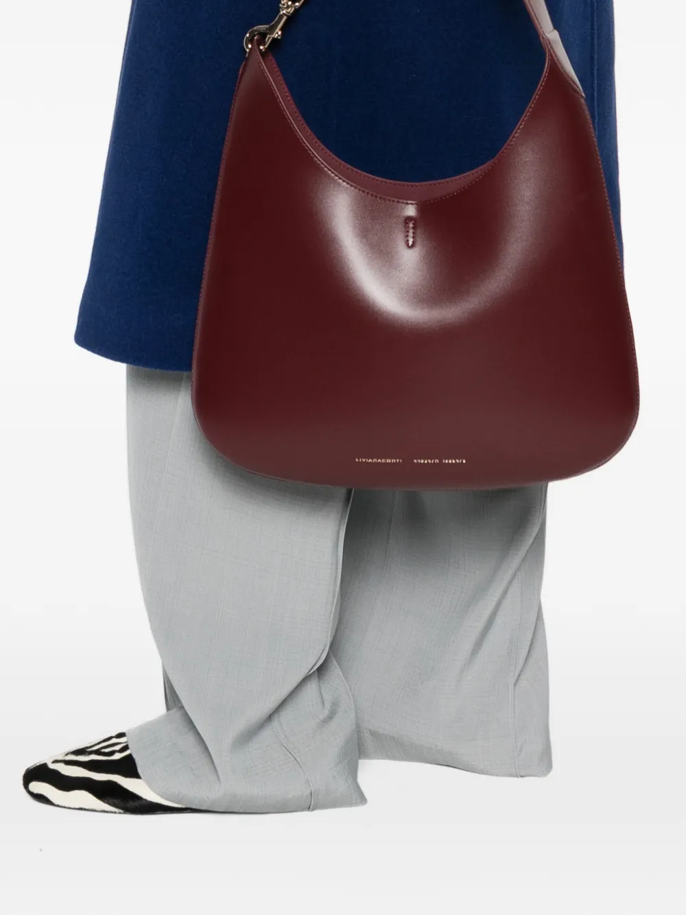 Liviana Conti medium Chloe top handle shoulder bag - Rood